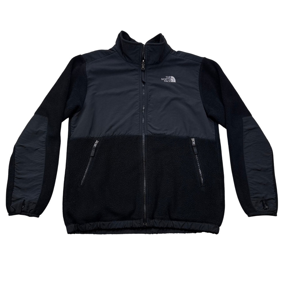 The North Face Boys Denali‎ Fleece Jacket Black Full Zip XL 18/20